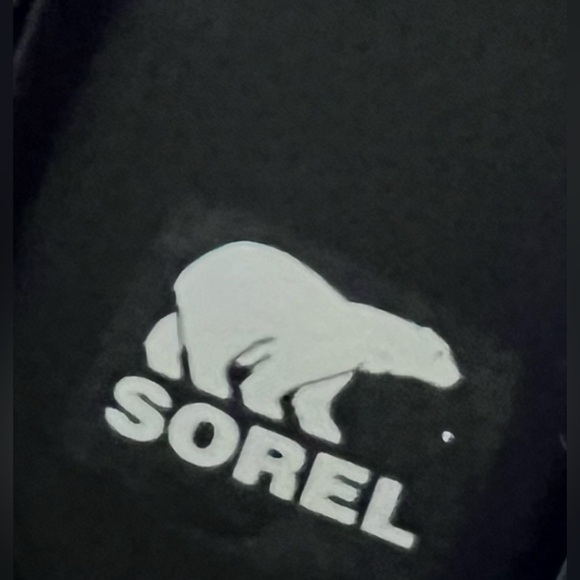 SOREL Lennox Leather Lace STKD Boot in Black Sea Salt NWT NO BOX Size:10 Women’s - Picture 15 of 15